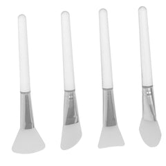 4Pcs Silicone Mask Applicator Brushes Set Flexible Facial Tools for Smooth Application of Mud Masks and Moisturizers Easy to Clean Travel-Friendly Design