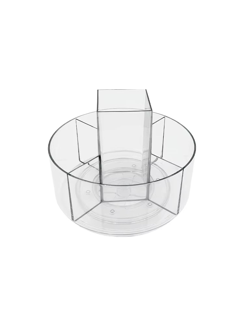 360 Degree Rotating Makeup Storage Box Turntable Makeup Storage Tray Suitable for Dressing Tables Skincare Products Etc