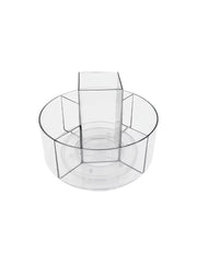 360 Degree Rotating Makeup Storage Box Turntable Makeup Storage Tray Suitable for Dressing Tables Skincare Products Etc