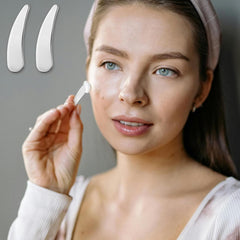 5 Pcs Mini Metal Cosmetic Spatulas Makeup Cream Spoon Skincare Spatula Silver Dig Scoop Practical Beauty Accessories for Mixing and Sampling Makeup Cosmetic Beauty Tools