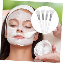 4Pcs Silicone Mask Applicator Brushes Set Flexible Facial Tools for Smooth Application of Mud Masks and Moisturizers Easy to Clean Travel-Friendly Design