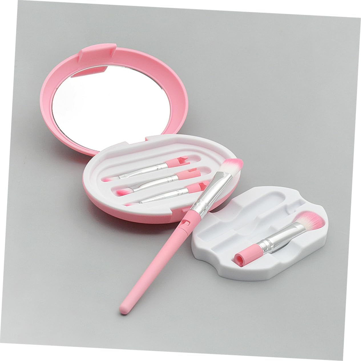 1Set Eye Makeup Brush Women Essential Eyeshadow Application Tools Portable and Versatile for Daily Makeup Create Stunning Looks Shapes